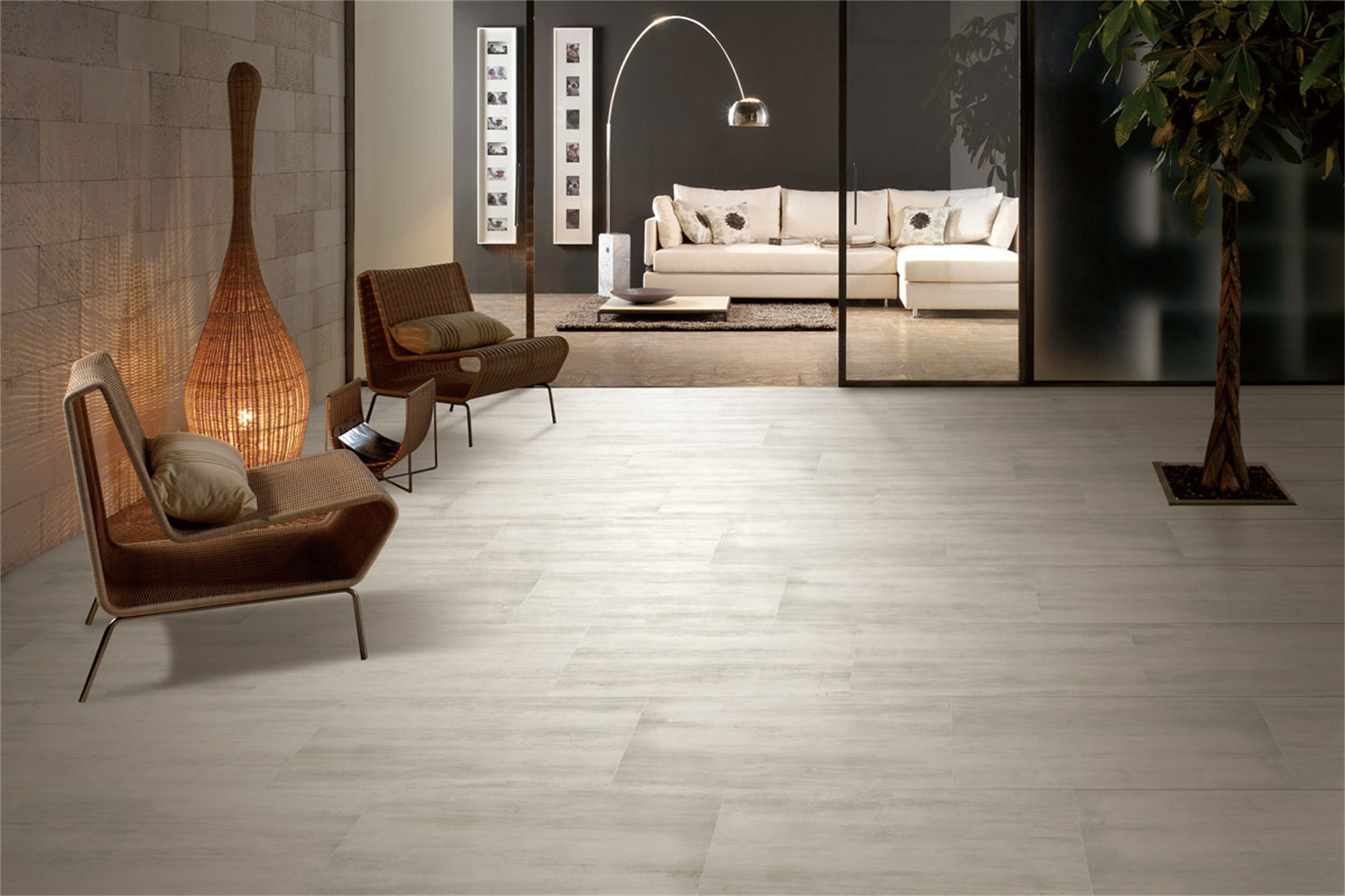 porcelain tile flooring