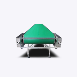 Inclined Chain Pvc Belt Conveyor 