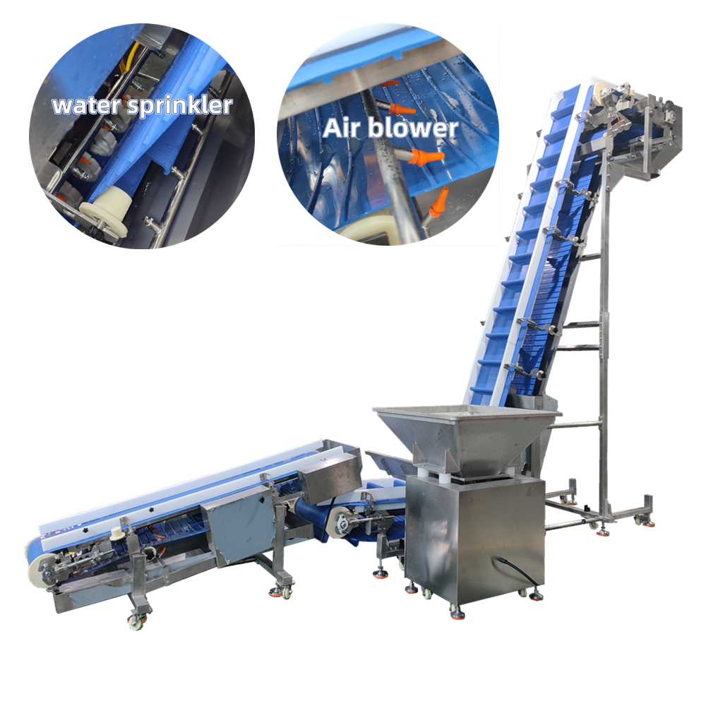 Automatic Cleaning Waterproof PU Belt Conveyors
