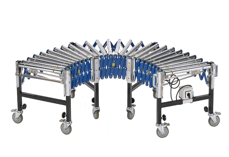 No-power Flexible gravity Roller Conveyor