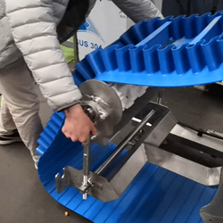 How to Install Inclined Easy-to-clean PU Belt Conveyor