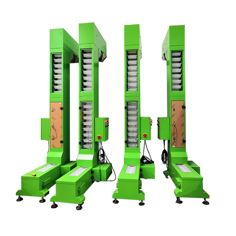 Z Type Green Painted Steel Bucket Elevator Supplier