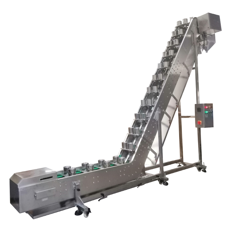  Inclined Double Cups Conveyor with Customized Sizes