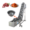 Inclined Bowl Conveyor Coated with Teflon for Sticky Products