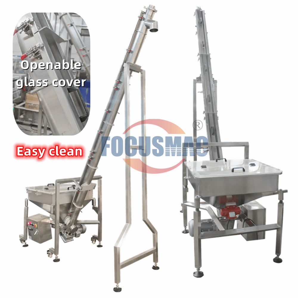 Easy Clean U Shape Screw Conveyor