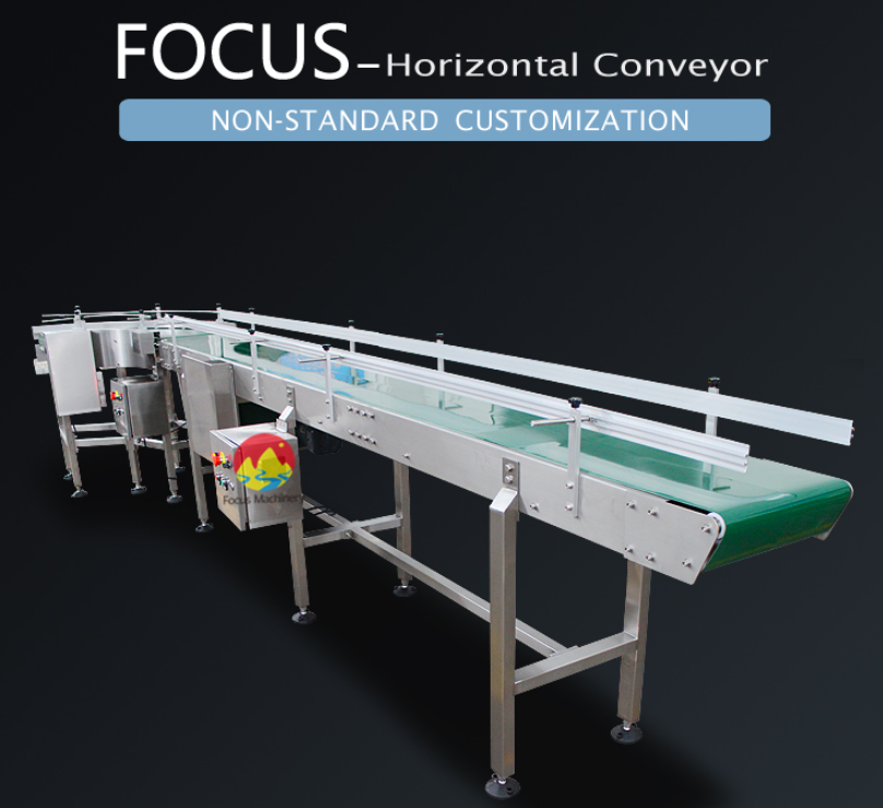 Flat belt conveyor 90 degree turn belt conveyor 