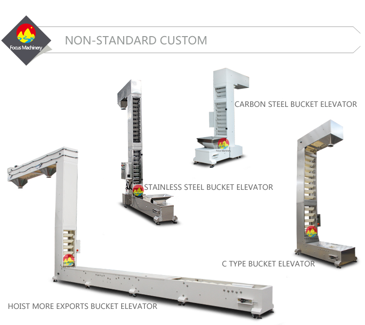 high speed vertical bucket conveyor