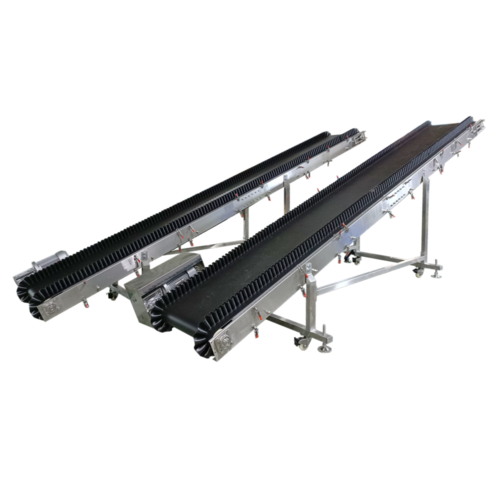 China Professional Cleated Belt Conveyor