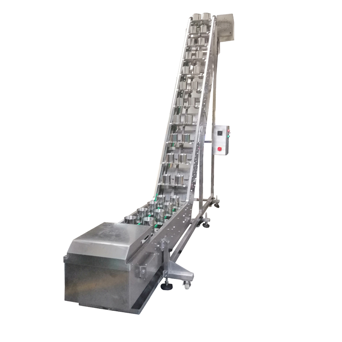  Inclined Double Cups Conveyor with Customized Sizes