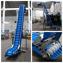 Inclined Easy-to-clean PU Belt Conveyor