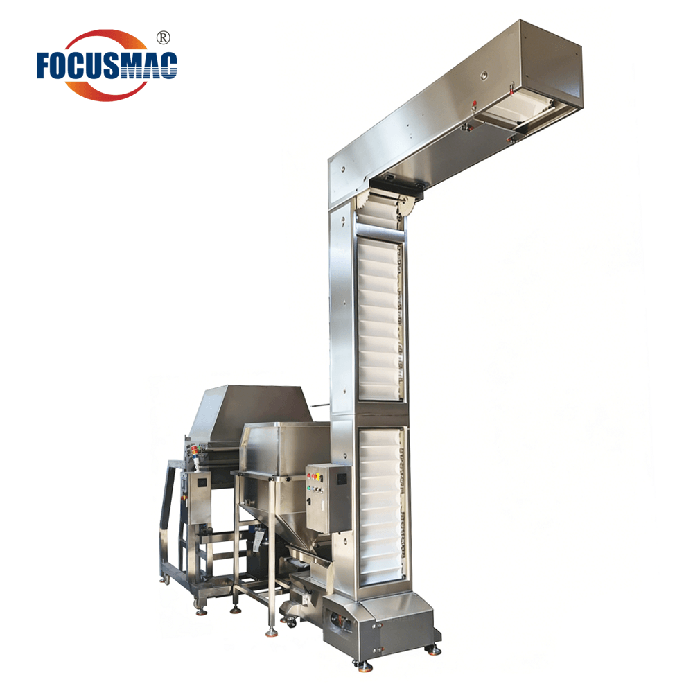 Cart Unloader With Bucket Elevator