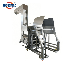 Cart Unloader With Bucket Elevator