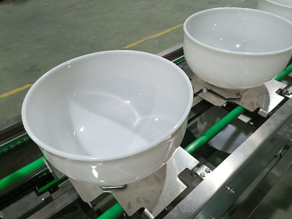 Inclined Plastic Bowl Conveyors Manufacturer