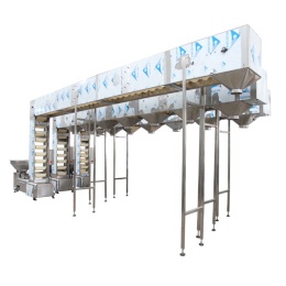 Vertical Bucket Elevator With Multiple Discharging Outlets