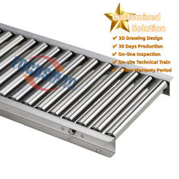 Stainless Steel Waterproof Gravity Roller Conveyor