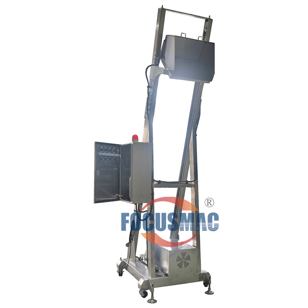Single Bucket Elevator Stainless Steel Hopper Lift