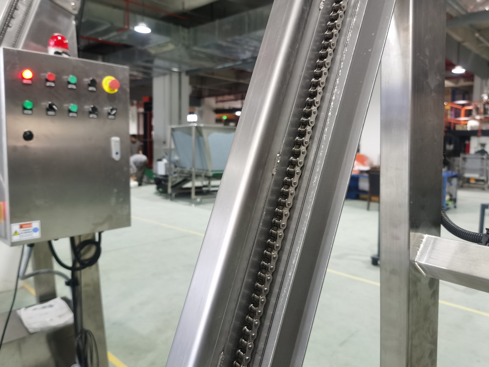 Single Bucket Elevator Stainless Steel Hopper Lift