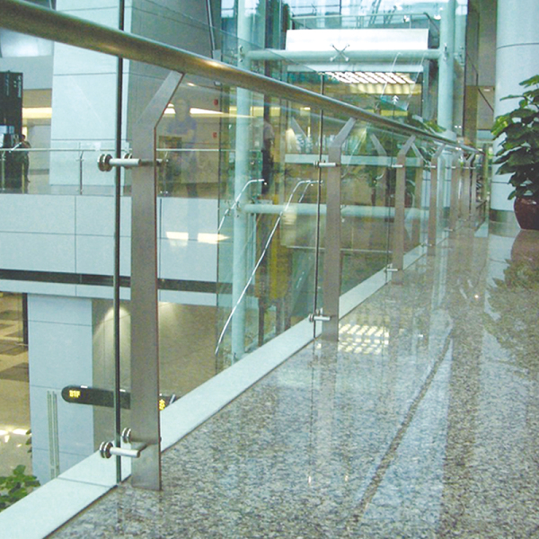 Glass Fence Column, Stainless Steel Stand Post for Tempered Glass Balustrade