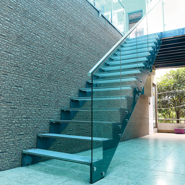 Glass Railing, Stainless Steel Glass Standoffs apply for Floating Staircase