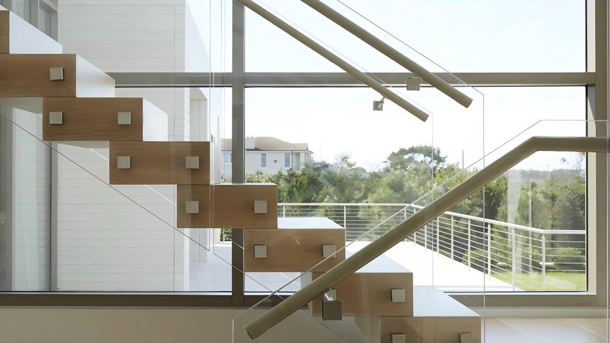 Square Glass Railing Standoffs