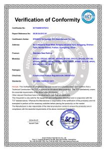 Stainless steel railing CE