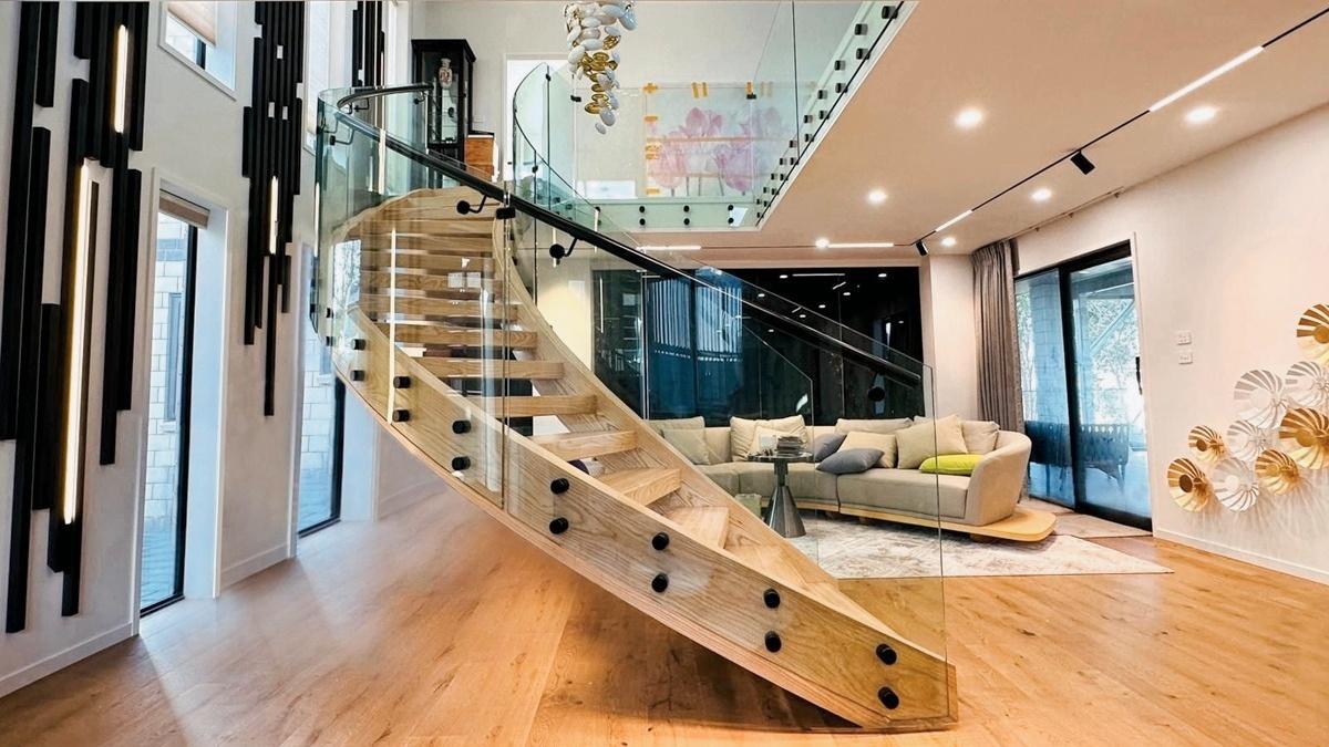 Standoff Glass Railing System