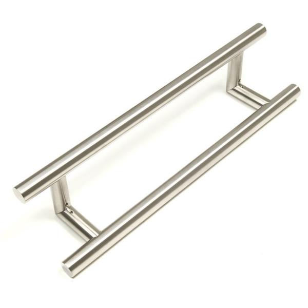 V Style Offset Pull Handle, Stainless Steel Back to Back 45º Offset Ladder Pull Handle