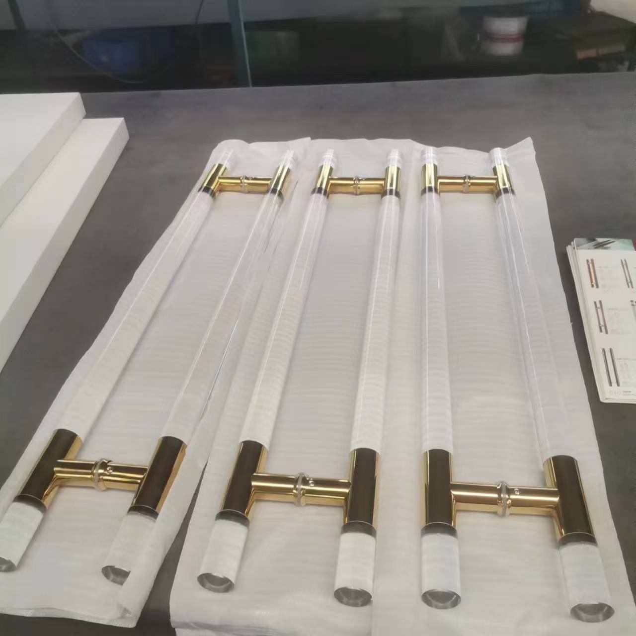 Transparent Acrylic Door Handles