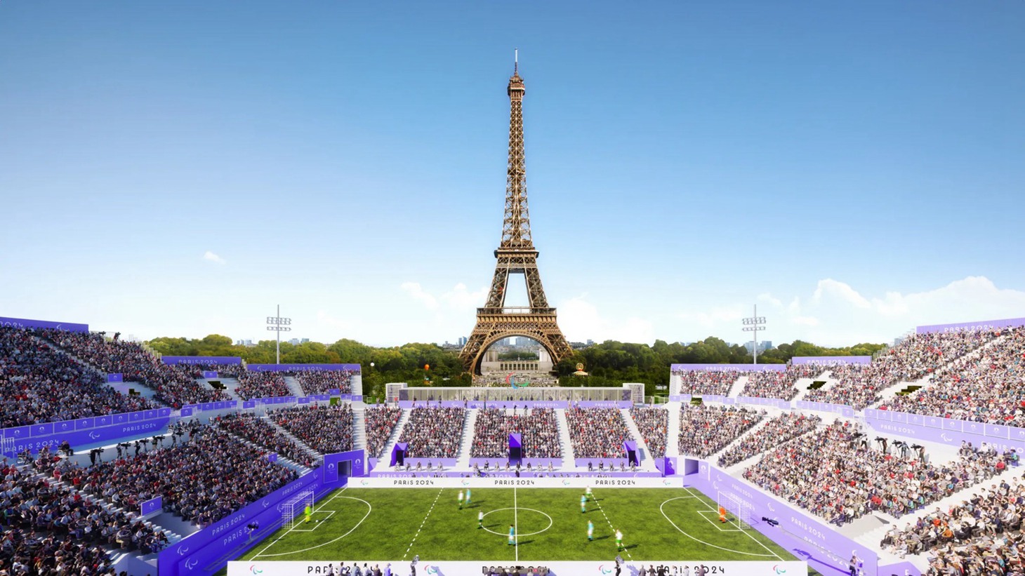 Eiffel Tower Stadium and Champ de Mars