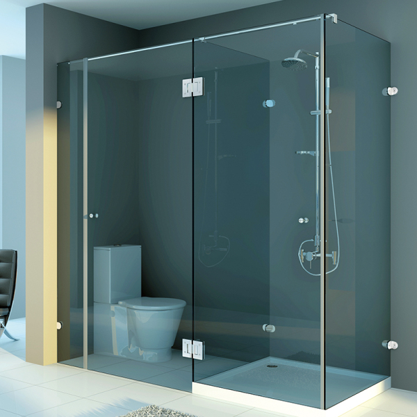 8mm 10mm tempered glass shower room with hinge