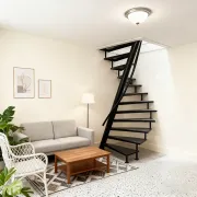 Spiral Staircases: Space-Saving Designs with Metal Railings