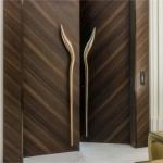 Custom Luxury Vintage Door Handles for Wood Door