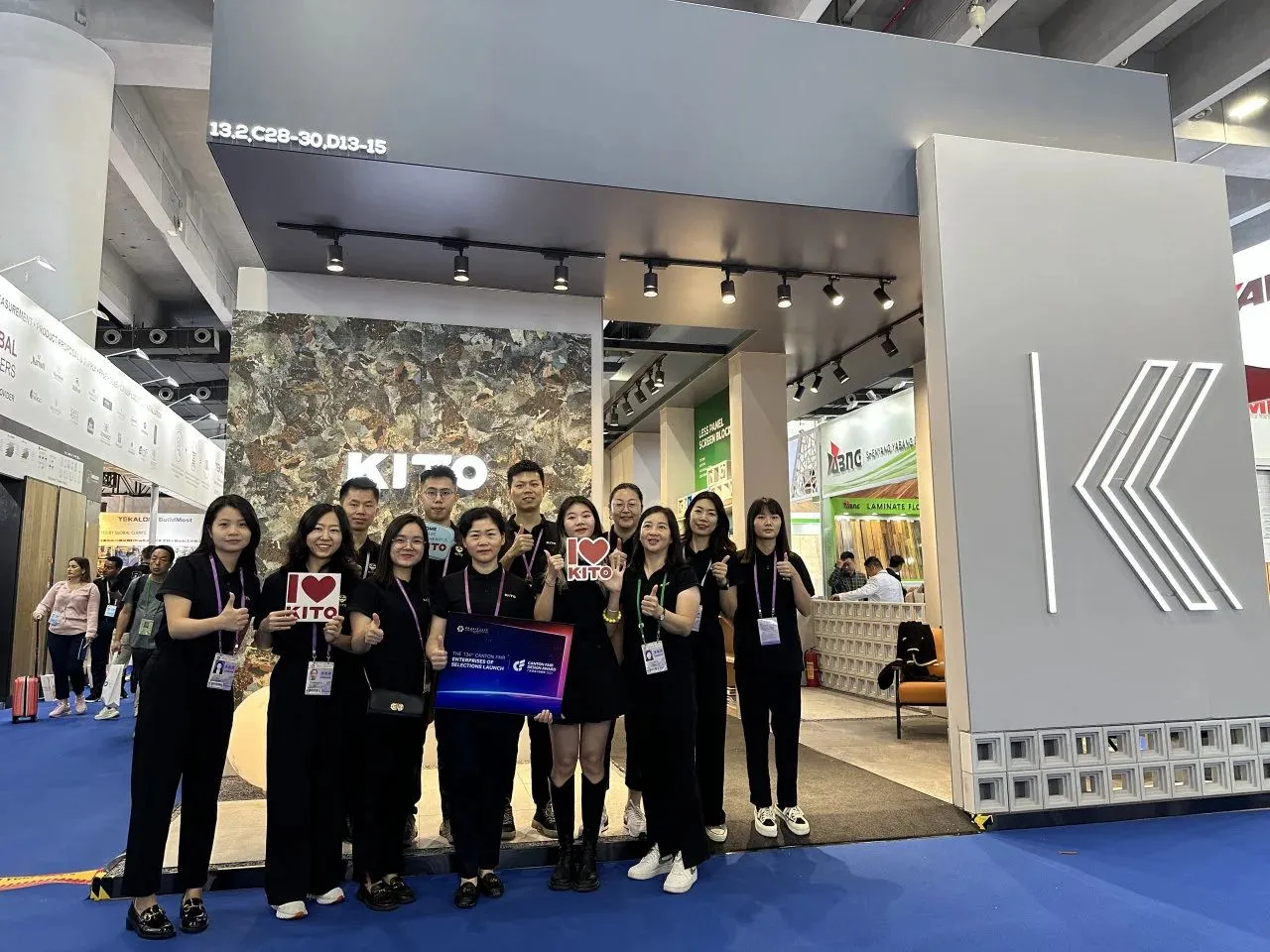 Ceramic Tile Manufacturer KITO Achieves Brilliance Again at the 134th Canton Fair