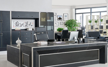 Zun Shang Black Executive Desk