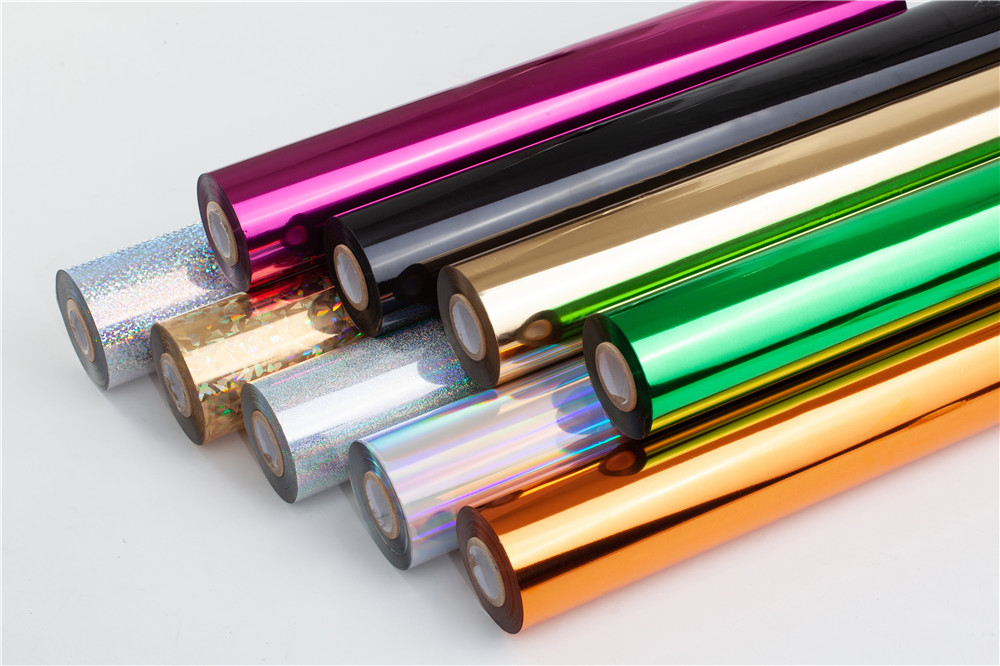 Hot stamping foil rolls in metallic and special-effect shades