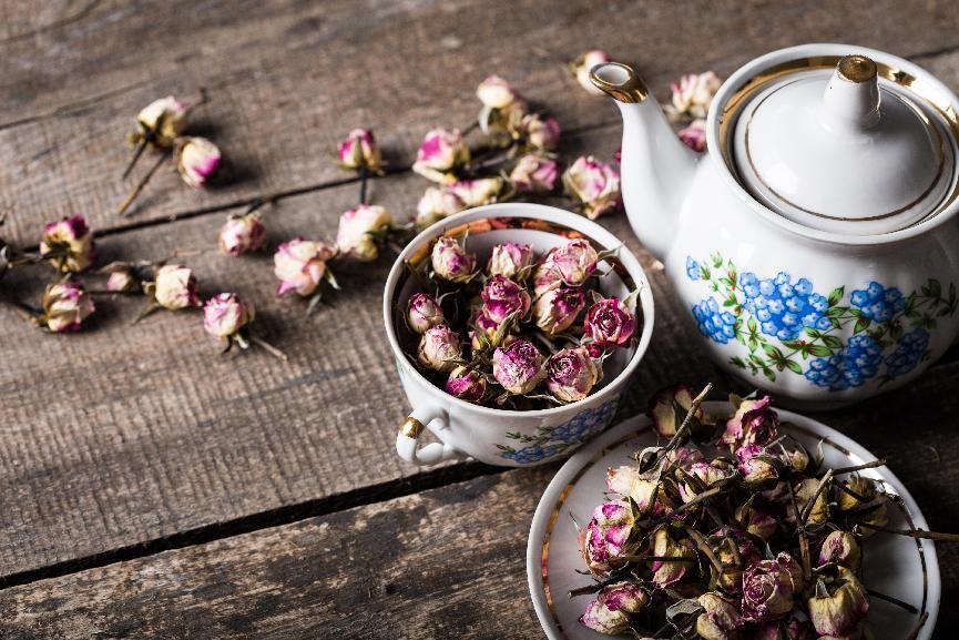 TCM rose bud tea