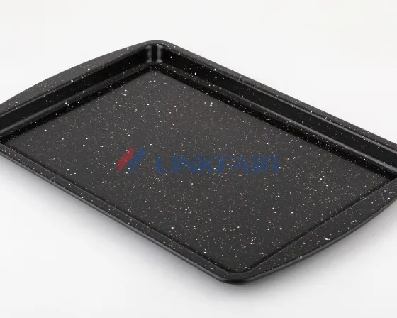 Non-stick Rectangle Black Sheet Pan, Carbon Steel Cookie Sheet