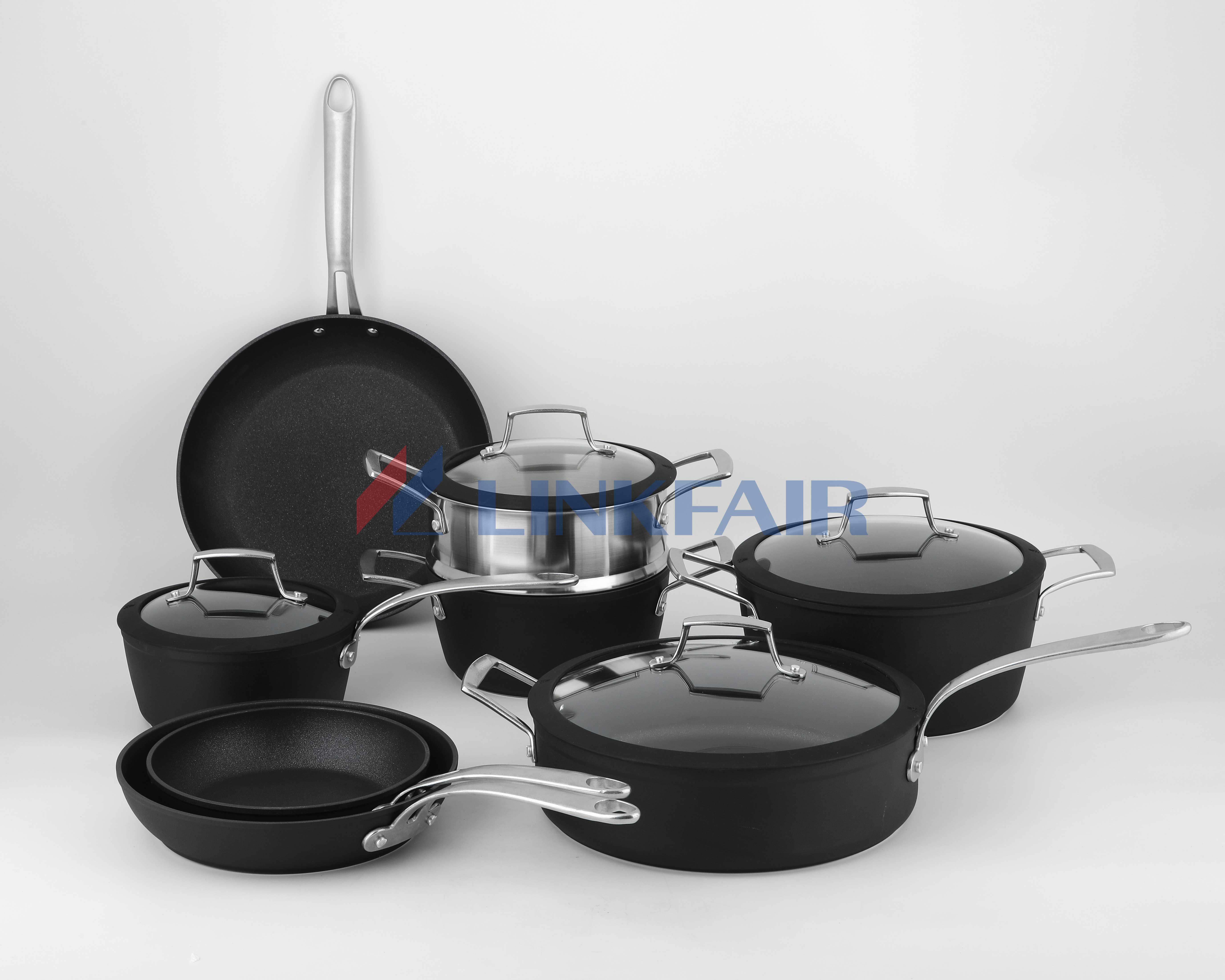 Unveiling the Perfection: Hard Anodized Cookware Set with Silicon Lid