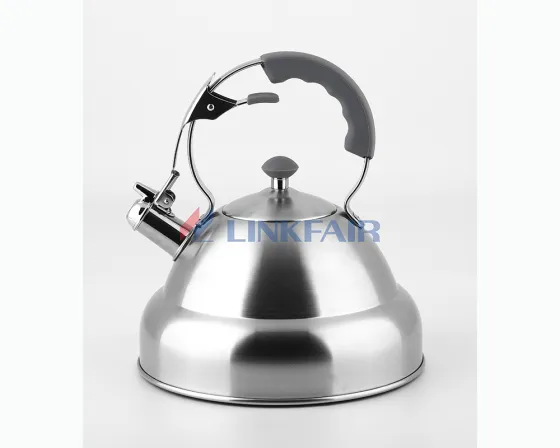 5.0L Stainless Steel Tea and Coffee Kettle  Dark Grey handle 