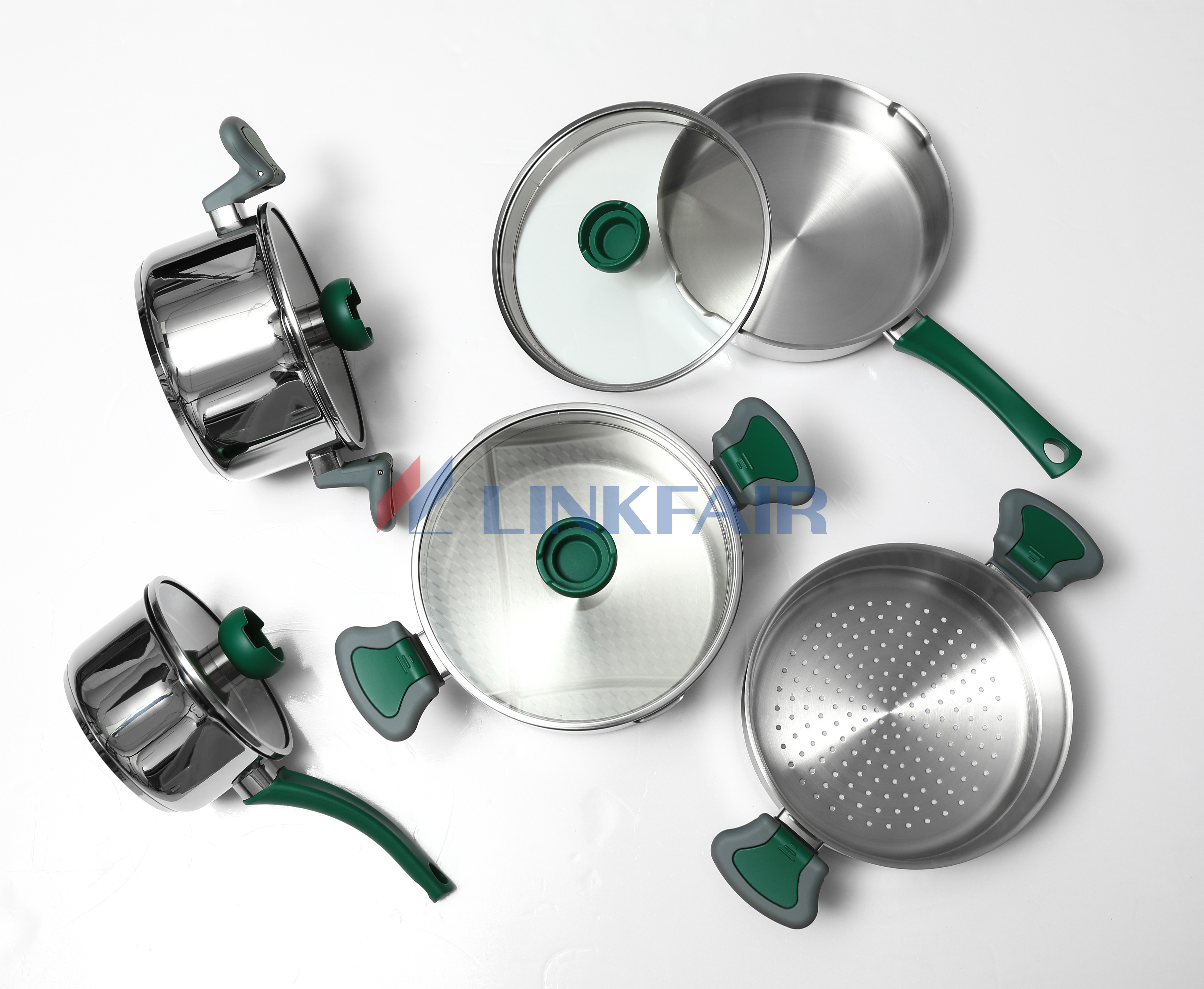  The Explore Of Cookware Set With Straining Glass Lid