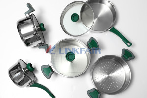  The Explore Of Cookware Set With Straining Glass Lid