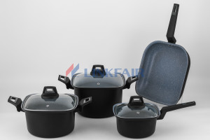 Non-Stick Forged Square Pots and Pans Set: A Comprehensive Guide