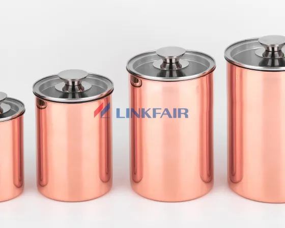 6-Piece Stainless Steel Canister Set