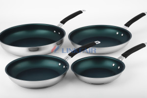 Green Nonstick Frypan: Durable & Eco-friendly