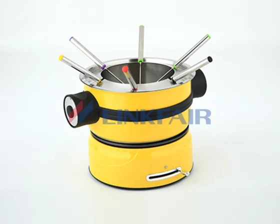 Electric Chocolate & Cheese Fondue Set, Minions Cartoon Design