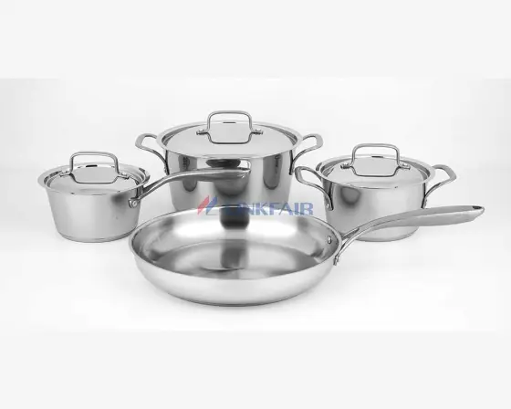 7-Piece Stainless Steel Cookware Set of Conical Shape