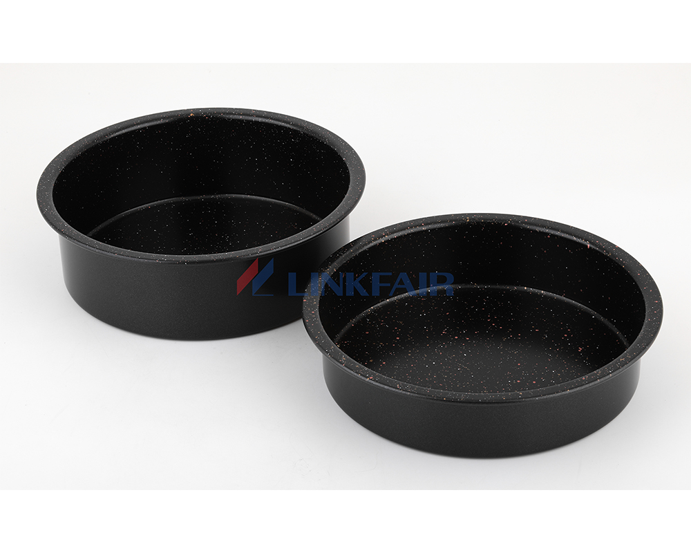 2-piece Non-stick Round Carbon Steel Cake Pan