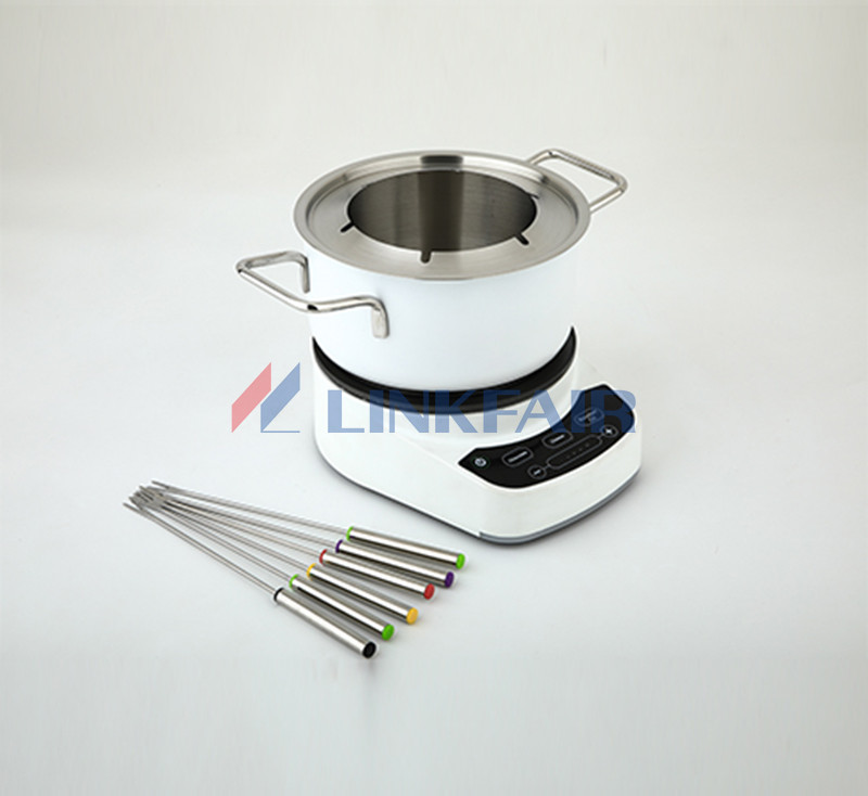 stainless steel fondue pot 