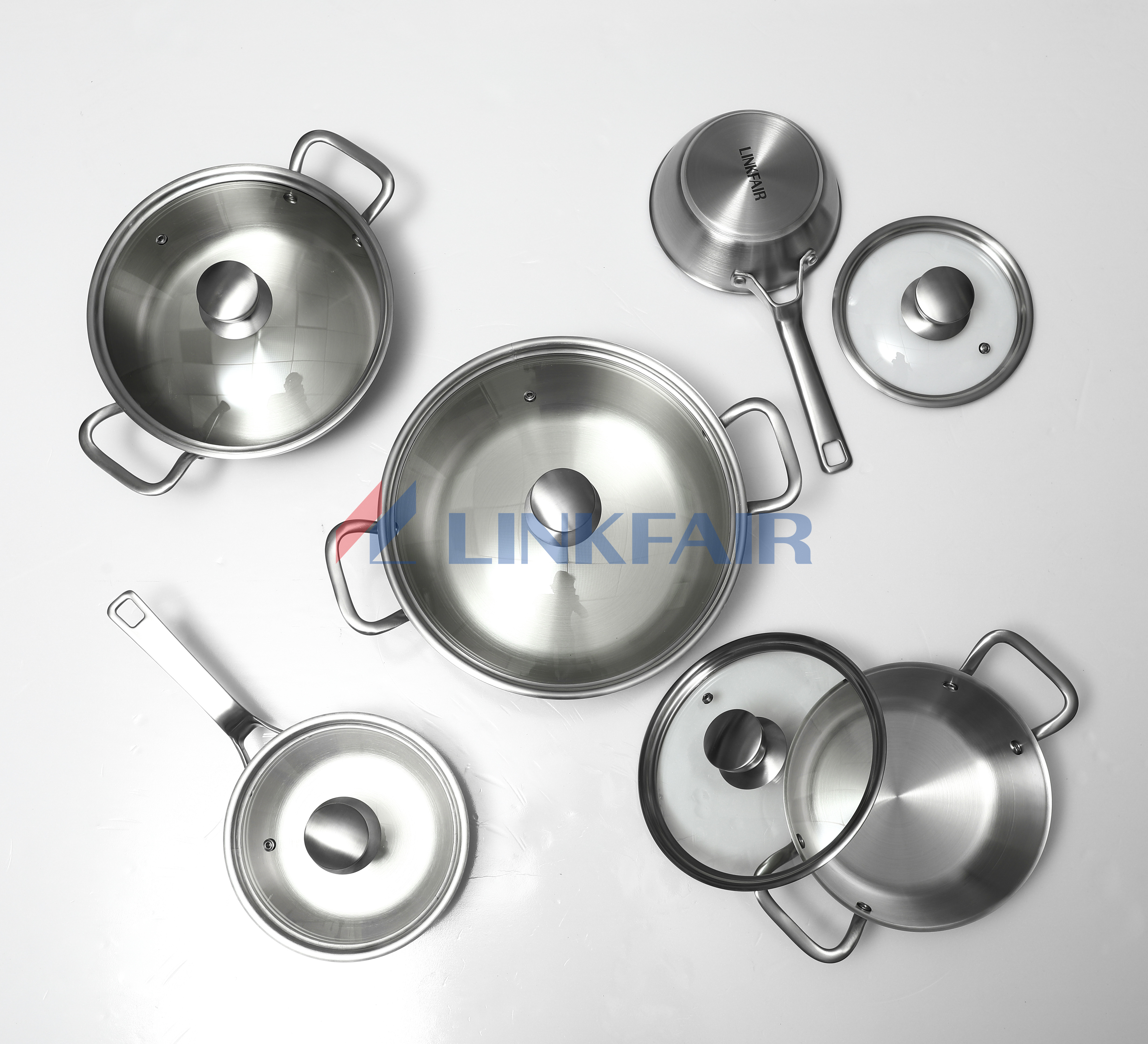 stainless steel cookware sets of bowl shape