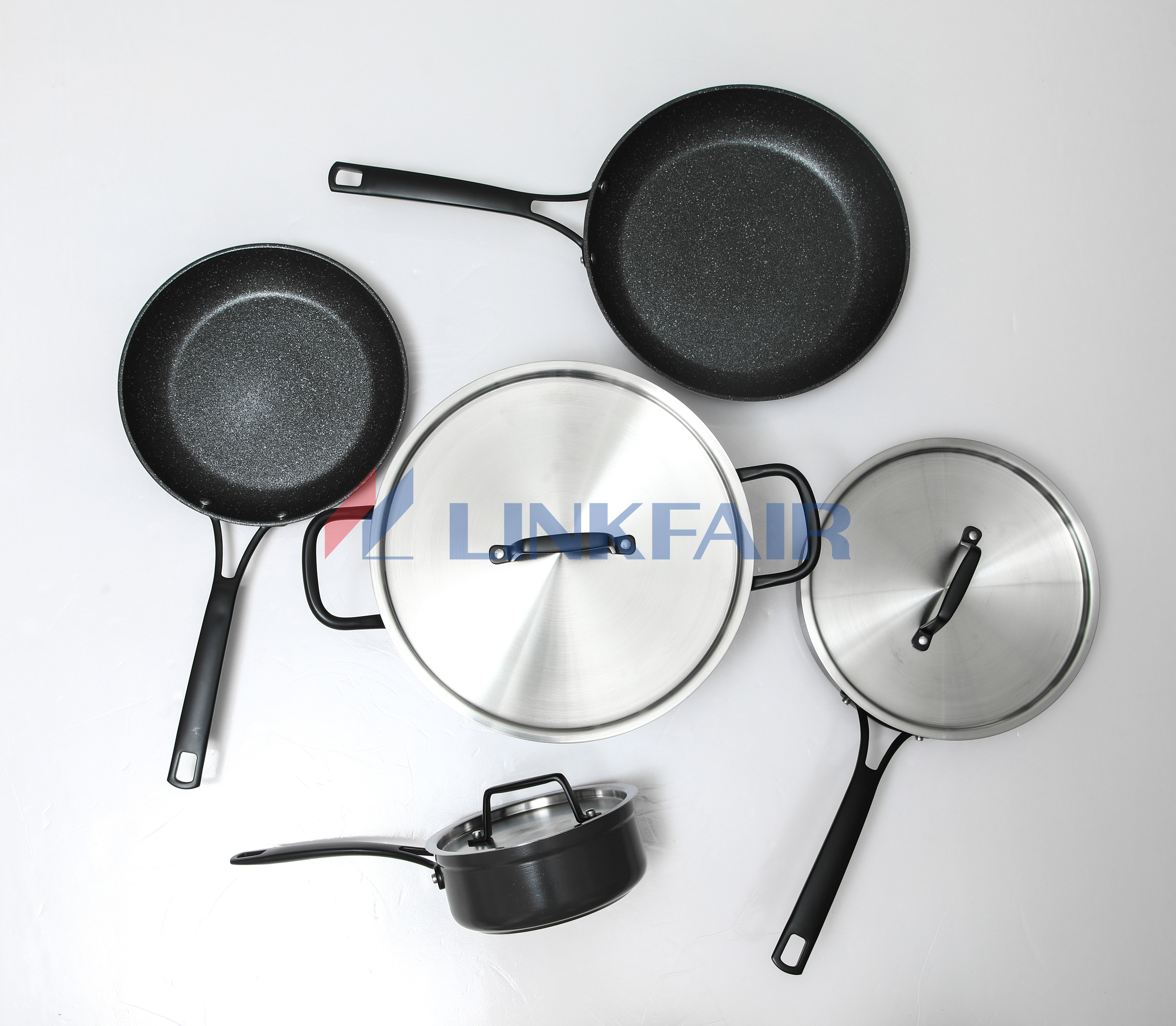 non-stick coated forged aluminum cookware